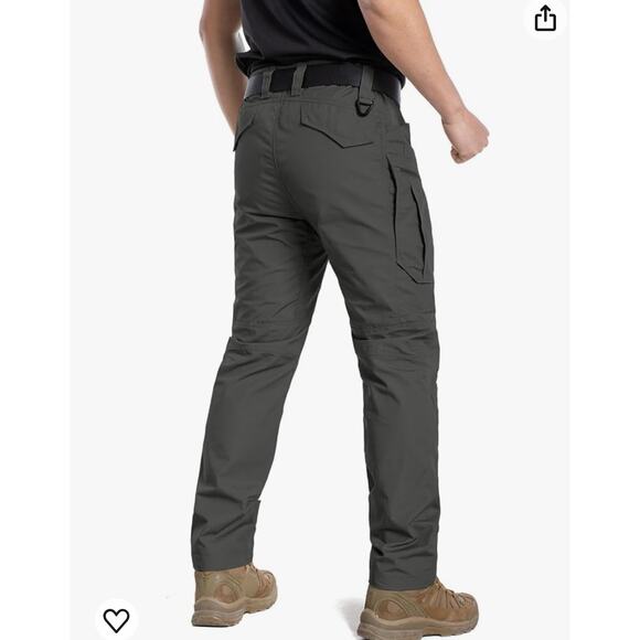 Men's Lightweight Tactical Pants Ripstop Military Cargo Pants 32x32 - Picture 2 of 9